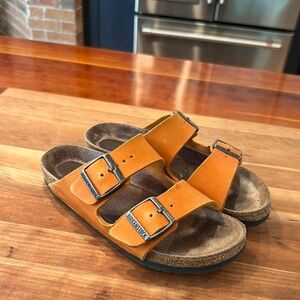Birkenstock Arizona Sandal Orange leather 38